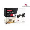 Sienas stiprinājums MACLEAN MC-503A S 23 collu–42 collu ekrāniem, noliece ±20°, VESA 75×75–200×200, 30 kg, sudraba krāsā