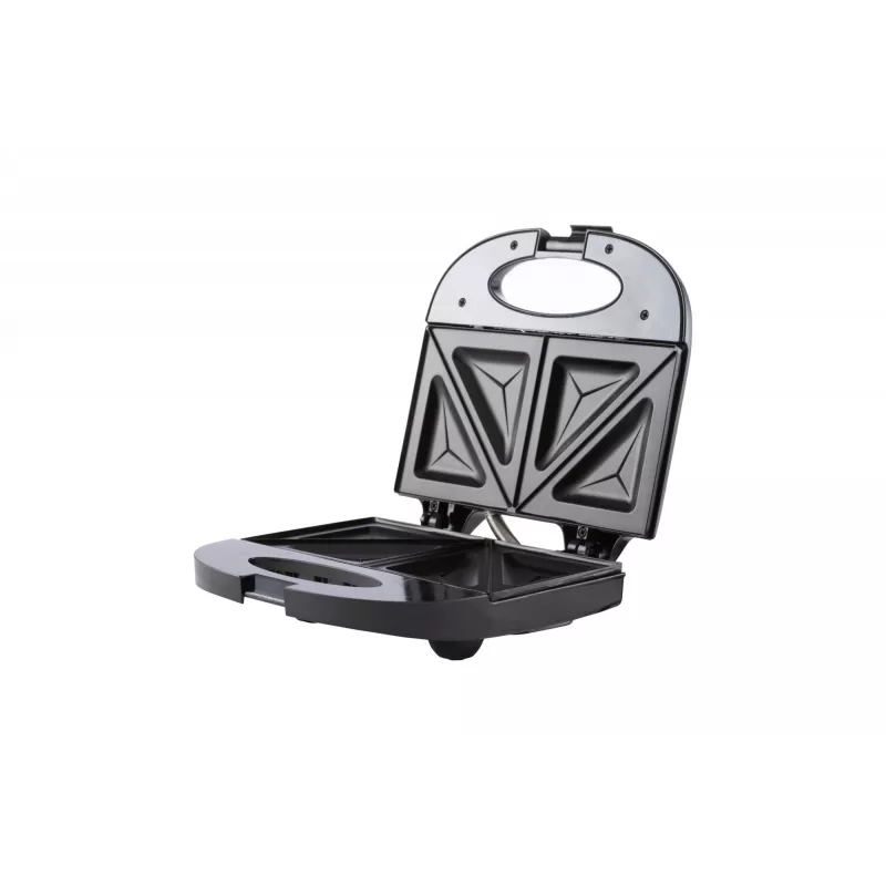 Sendviču aparāts Adler AD 3015 750 W Melns Sudraba