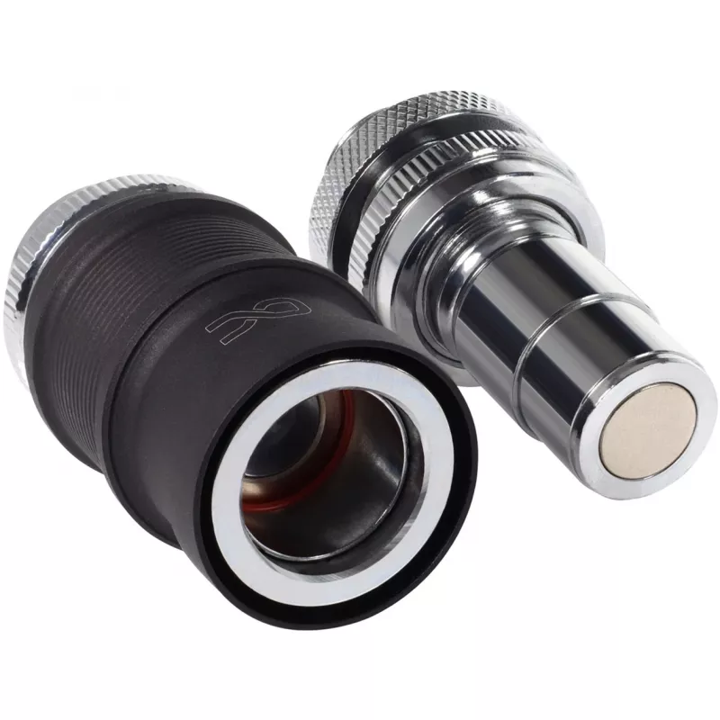 Alphacool Quick Disconnect Set BLH1A IG-IG ar Schott savienojumu – ātrās atvienošanas savienotāju pāris G½/G1/4 pieslēgumiem