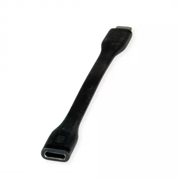 ROLINE kabeļa adapteris USB4 Gen3x2 40Gbit/C-C ST/BU plakans - kabelis - digitāli/dati