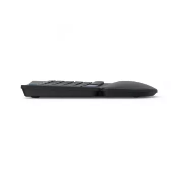 Bezvadu ergonomiskā tastatūra HAMA WK-900 melna USB, kompakts izkārtojums, bezvadu savienojums