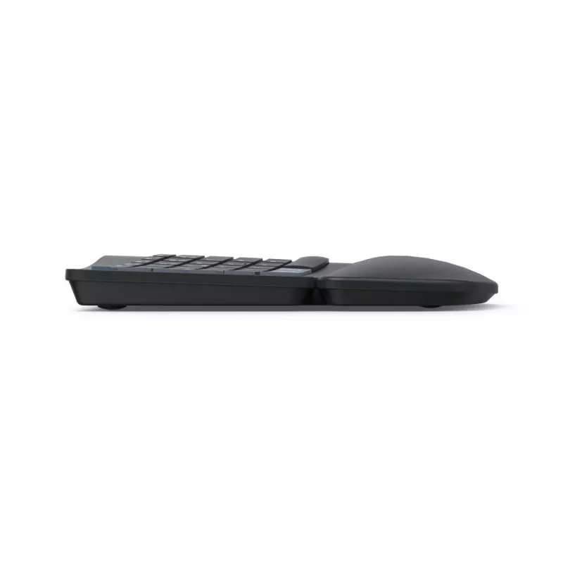 Bezvadu ergonomiskā tastatūra HAMA WK-900 melna USB, kompakts izkārtojums, bezvadu savienojums