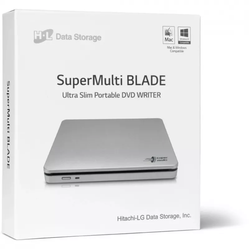 GP70NS50 SLIM, ārējais DVD rakstītājs (sudraba, ārējais, USB 2.0, 5,25)