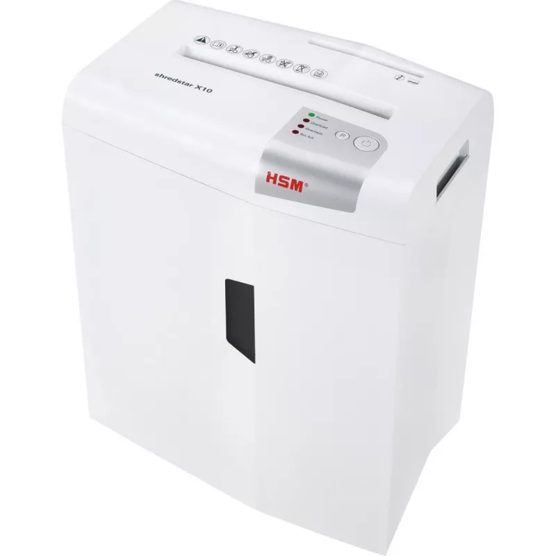 HSM shredstar X10 dokumentu smalcinātājs, 4,5 x 30 mm + atsevišķs CD griešanas mehānisms