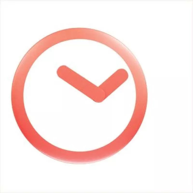 NeXtime klok 2615ro Focus, Ø25 cm, sienas, balts/sarkans