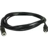 Wentronic Goobay 3,5 mm ligzdas pagarinātāja kabelis, melns, 3 m — 3,5 mm ligzdas spraudnis (3 kontaktu, stereo) > 3,5 mm ligzdas kontaktligzda (3 kontaktu, stereo) (50432)