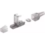 Tīkla savienotājs ShiverPeaks 08-51002 Cat 6A bezinstrumentu RJ45 UTP, keystone/patch paneļa savienotājs