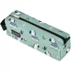 Mīksts penālis Herlitz Quattro Crazy Zebra Poliesteris Melns Zaļš Balts 215x70x80mm