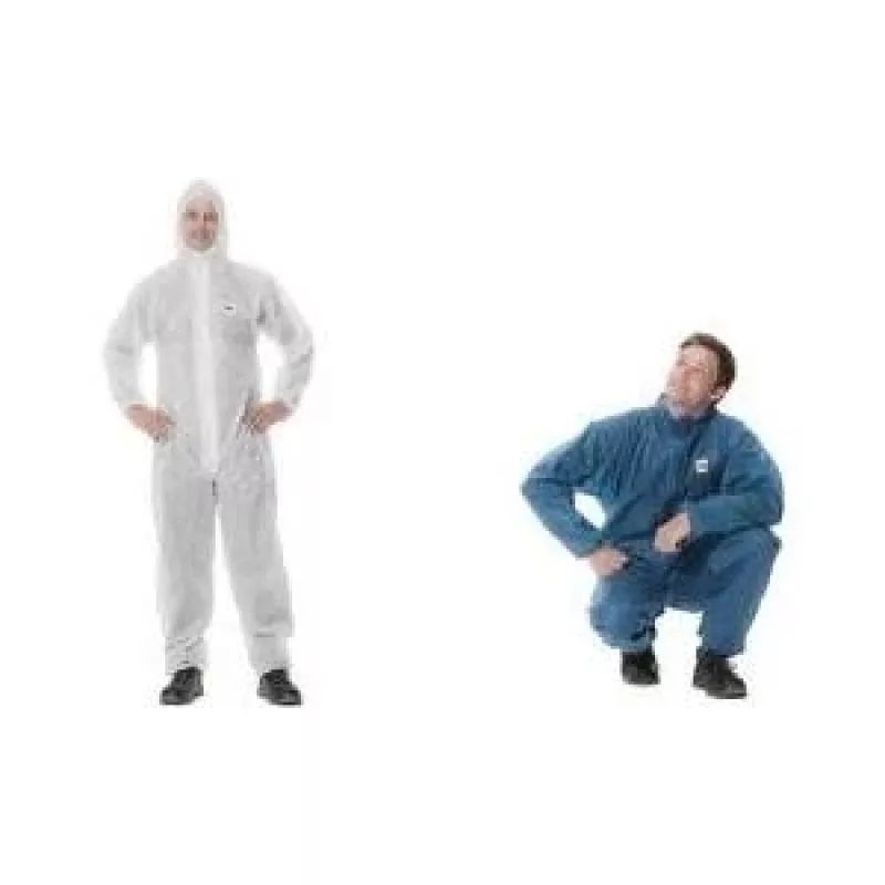 Aizsargkombinezons 3M 4500WXL unisex balts XL izmērs, vienreizējās lietošanas aizsargtērps
