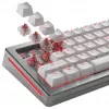 Mehāniskie tastatūras slēdži GLORIOUS Fox Ultralight — 5‑kontaktu, lineāri MX‑kāta, 30 g, eļļoti, 110 gab.