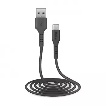 SBS TECABLEMICRO2K 2m USB A Micro-USB B vīrišķais vīrišķais melns USB kabelis (TEKabelMICRO2K)