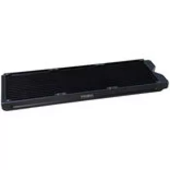 Radiators Alphacool R27-S420 420 mm 18 FPI šķidruma dzesēšanai, stiprinājumi 3×120 mm ventilatoriem