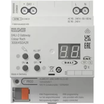 DALI vārteja KNX 1-kanālu krāsaina, jung 300641SDA2R