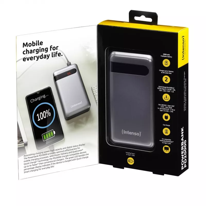 Pārnēsājams akumulators Intenso PD20000 20000 mAh