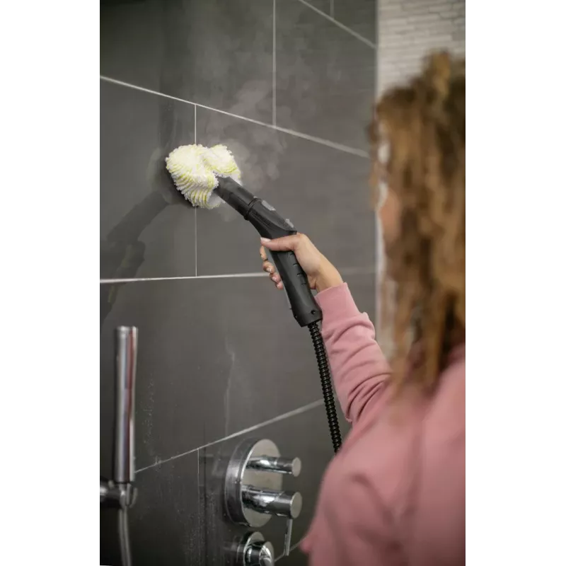 Cilindrisks tvaika tīrītājs Kärcher SC 2 Deluxe 1500 W, 1 L, 3,2 bāri, regulējams tvaiks, 2,2 m šļūtene