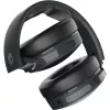 Austiņas Skullcandy Hesh Evo — vadu un Bluetooth 5.0, 36 h akumulators, USB-C, 3,5 mm, salokāmas, trokšņu slāpēšana, melnas