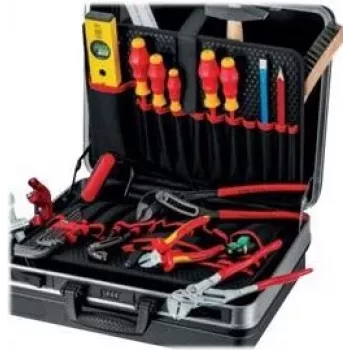 Knipex 00 21 05 HK S SHK santehnikas instrumentu somiņa, 23-daļīga