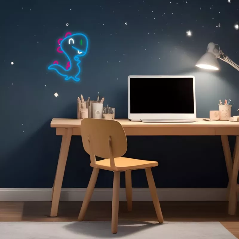 Dekoratīvā neona gaisma MANTA SNL56MT Dinozaura stils — MANTA SNL56MT