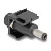DeLOCK Keystone modulis DC 5.5 x 2.1 mm sievišķais uz vīrišķo melns