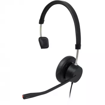 Vadu mono austiņas Plusonic X140_Mono — vieglas, uz auss novietojamas, augsta skaņas kvalitāte
