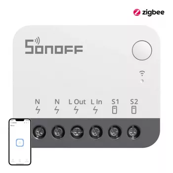 Smart ZigBee mini slēdzis SONOFF ZBMINIR2