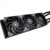 Radiators SILVERSTONE SST-XE360PDD 360mm ūdens dzesēšana, melns/sudraba
