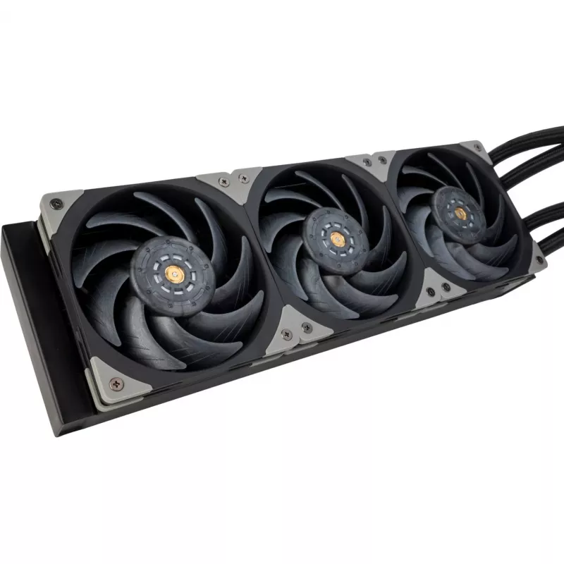 Radiators SILVERSTONE SST-XE360PDD 360mm ūdens dzesēšana, melns/sudraba