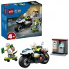 LEGO City Policijas motocikla pakaļdzīšanās komplekts 60455 — 65 detaļas, 2 minifigūras, vecumam 4+