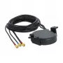 Antena DeLOCK LTE MIMO GNSS 3 x SMA spraudnis RG-174 3 m āra, melna