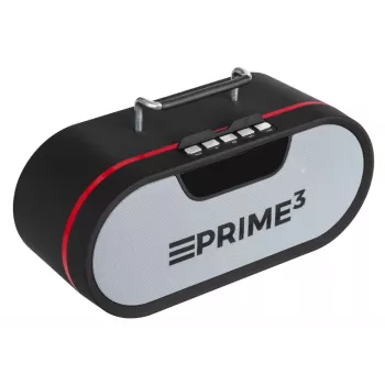 Portable radio PRIME3 APR81 — FM, 12W RMS, MicroSD, 3600 mAh baterija, pelēks