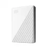 Western Digital WD My Passport 5TB Balts USB3.0 / 2,5 inch, 19,15 mm / 256 bitu šifrēšana / WD Backup / Balts (WDBPKJ0050BWT-WESN)