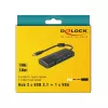 Klēpjdatora dokstacija DeLOCK 63932 USB 3.2 Gen 1 Type-C melna