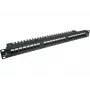 Plākšņu panelis Alantec PK001 24 portu UTP Cat.6 1U 19 collu – 24x RJ45, U/UTP (UTP), melns