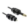 Toslink audio kabelis DeLOCK 82876 2m Mini-TOSLINK Melns