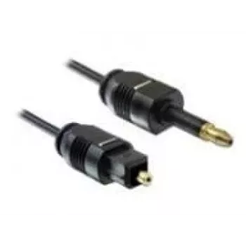 Toslink audio kabelis DeLOCK 82876 2m Mini-TOSLINK Melns