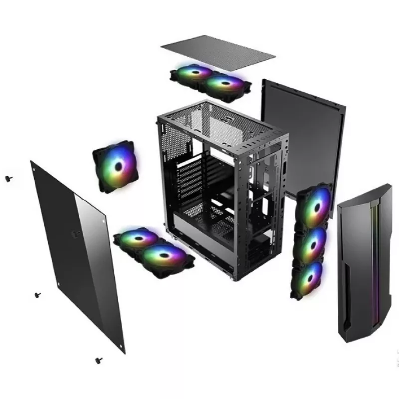 PC korpuss Xilence Performance C XILENT BLADE X512.RGB Midi Tower Melns