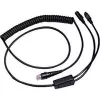 Honeywell - Tastaturweiche / Tīkla kabelis - RJ-45 (V) - PS/2, 6 kontaktu, barošanas bloks - 3,0 m - uz spoles - melns (CBL-720-300-C00)