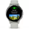 Garmin Venu 3S 3,05 cm (1.2) AMOLED 41 mm digitāls 390 x 390 pikseļi skārienjūtīgs pelēks, sudrabs Wi-Fi GPS (satelīts)