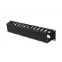 Rack-mount 19 inch 2U kabelis Organizer LANBERG AK-1705-B, Melns