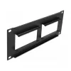 Plāksteru panelis DeLOCK Easy 45 10 collu 2U melns