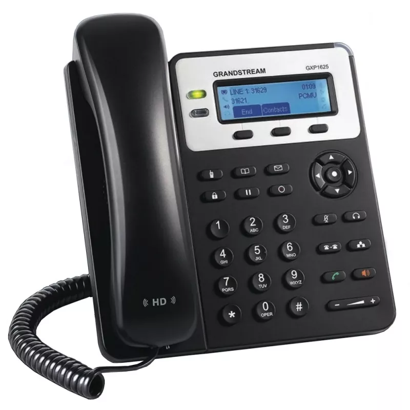Grandstream Networks GXP1625 Telefons DECT Telefons Melns