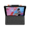 Logitech plāns Folio pelēks Bluetooth QWERTZ šveiciešu tastatūra iPad planšetdatoram