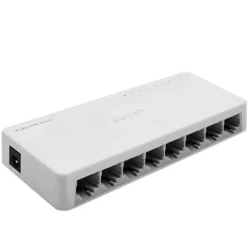 Qoltec tīkla slēdzis 8xRJ45 ports 1000Mbps LAN