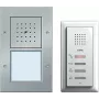 Iekštelpu/ārējā stacija Gira 049543 — vadu IP44, alumīnijs un balta, alumīnijs/termoplasts, AC/DC