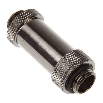 Bitspower Aqua-Pipe II (41-69mm) AGB korpusiem — G1/4 colla, spīdīgi melns