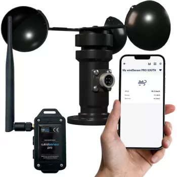 Vēja sensors bleBox Wind sensor pro 37863 ar Bluetooth savienojumu