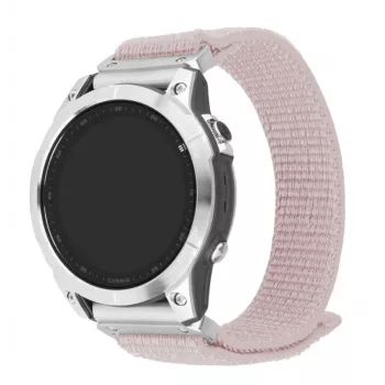 Fixed | Sportīga siksniņa Garmin QuickFit 22mm | 160-210 mm | Rožu zelts | Neilons