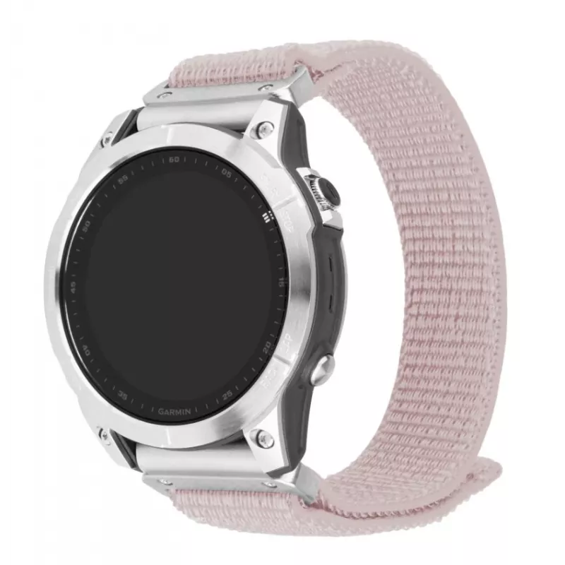 Fixed | Sportīga siksniņa Garmin QuickFit 22mm | 160-210 mm | Rožu zelts | Neilons