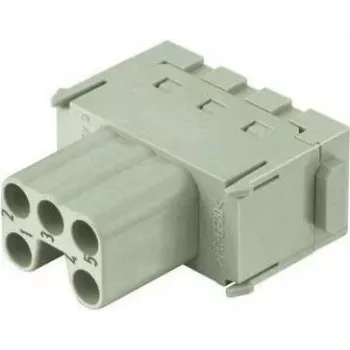 Industriālais taisnstūra savienotājs Han 5 Mod bu-ES 16A, Harting, modelis 09 14 005 2716