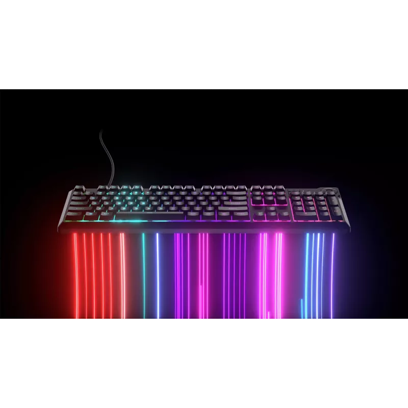 Corsair CH-9226D65-DE tastatūra spēļu USB QWERTZ vācu pelēka